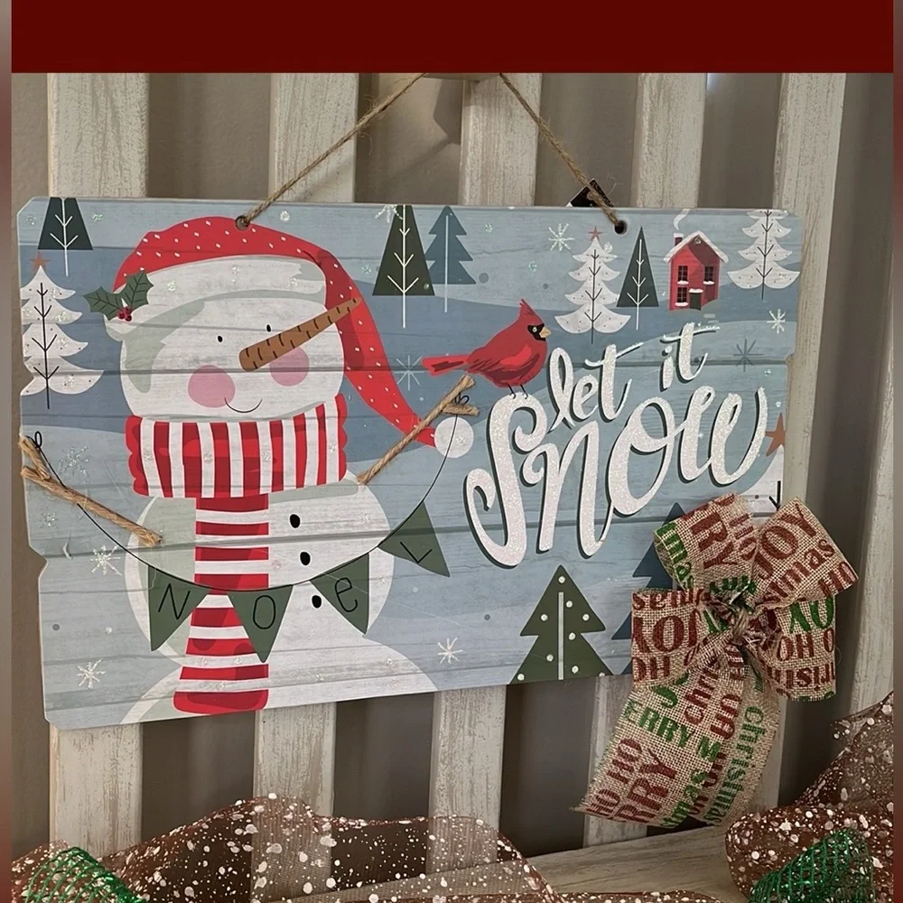 Clearance ~ Christmas Holiday Door-Wall Hanging 🎄🆕🎄 A 2 For $14 item